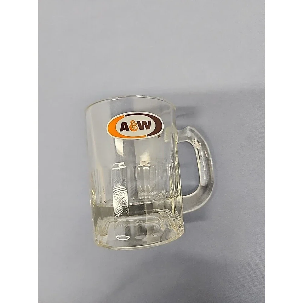 Vintage A&W Root Beer Mini Mug With Logo 3.25” Made In The USA EUC